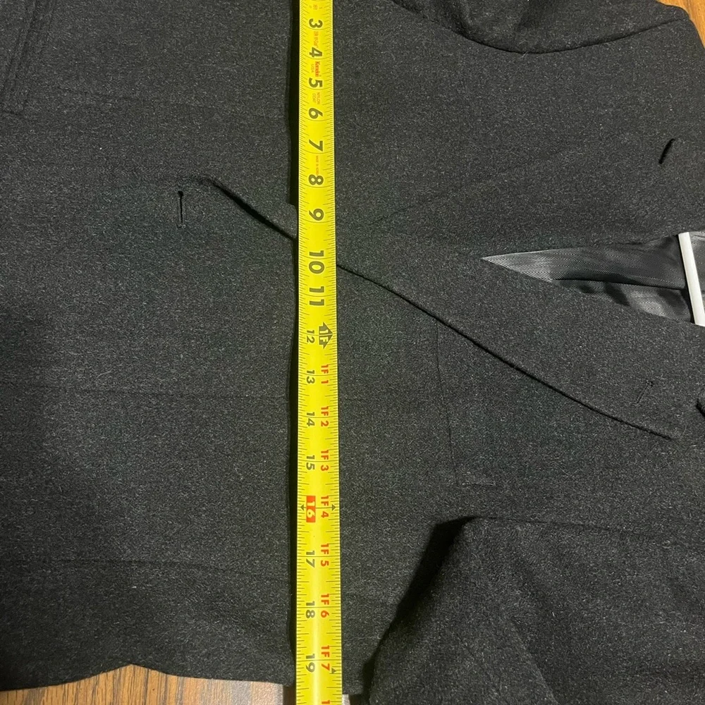 Club Room Blazer Sport Coat Jacket‎ Mens 40R Black Wool Silk Cashmere 2 Button
